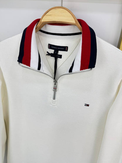 TOMMY HİLFİGER Yakalı Sweatshirt