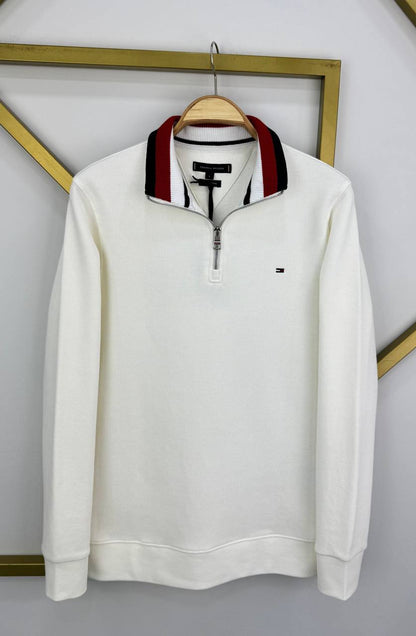 TOMMY HİLFİGER Yakalı Sweatshirt