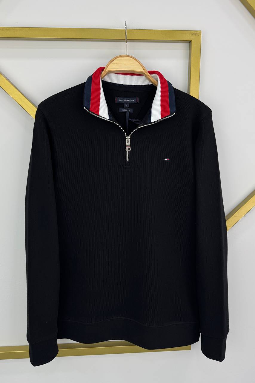 TOMMY HİLFİGER Yakalı Sweatshirt