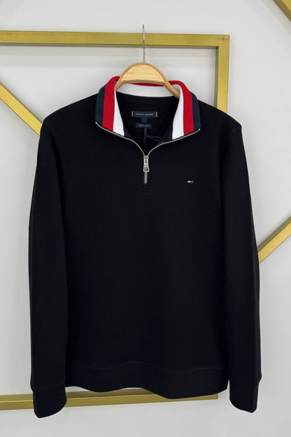 TOMMY HİLFİGER Yakalı Sweatshirt