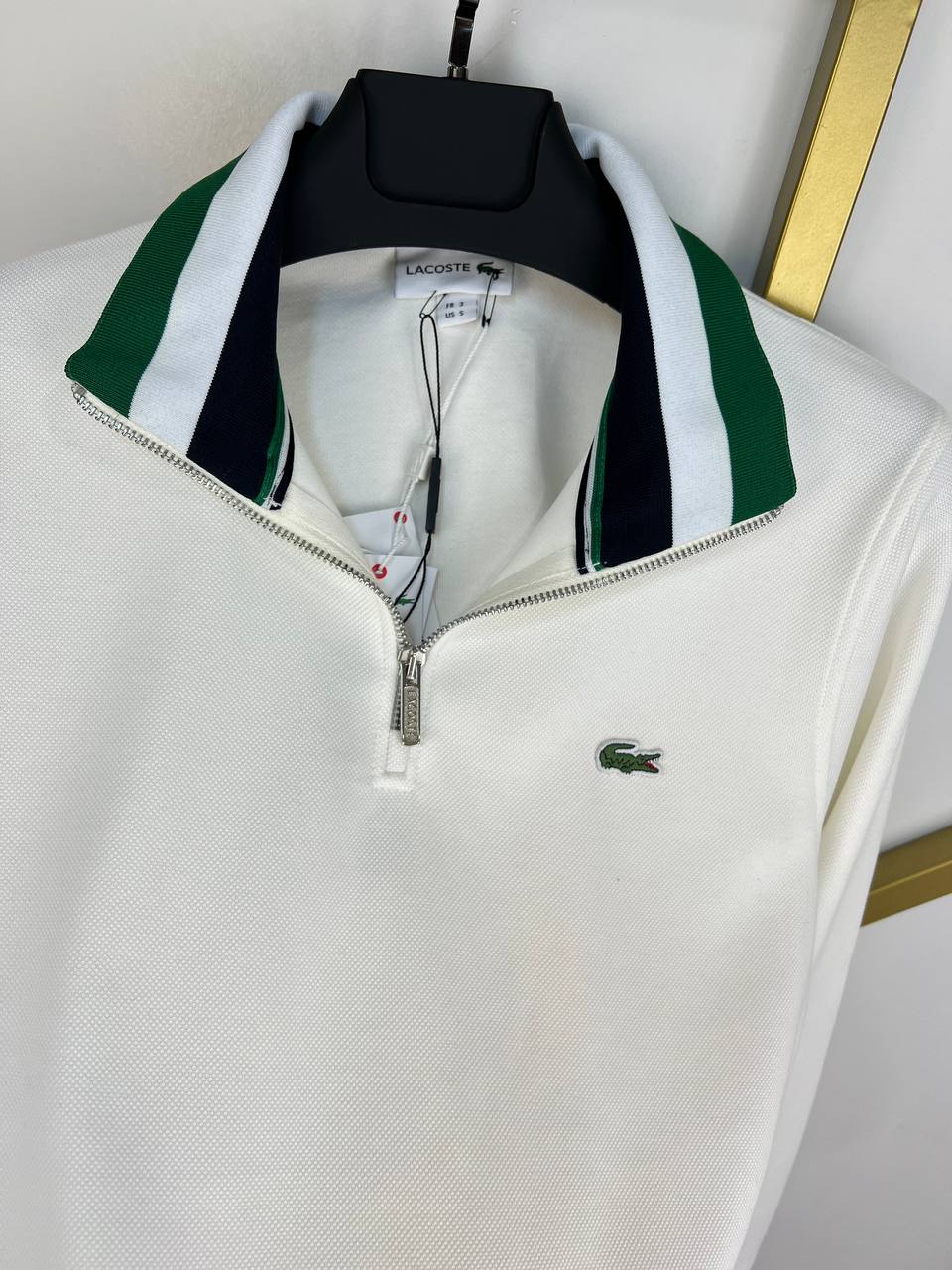 LACOSTE Yarım Fermuarlı Yaka Sweatshirt