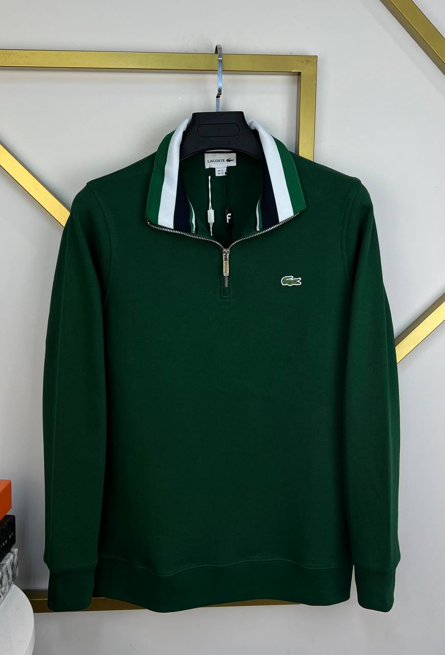 LACOSTE Yarım Fermuarlı Yaka Sweatshirt