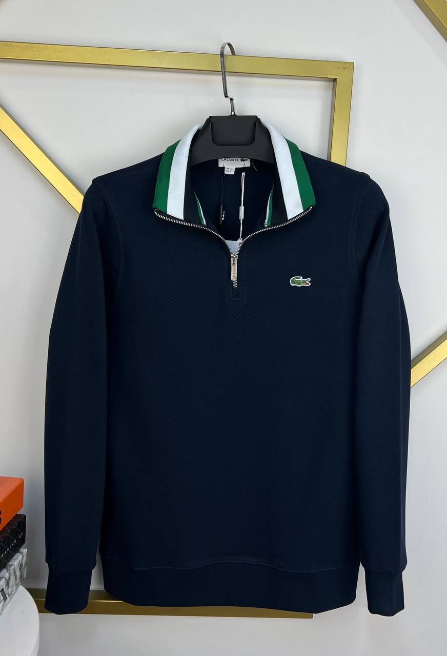 LACOSTE Yarım Fermuarlı Yaka Sweatshirt